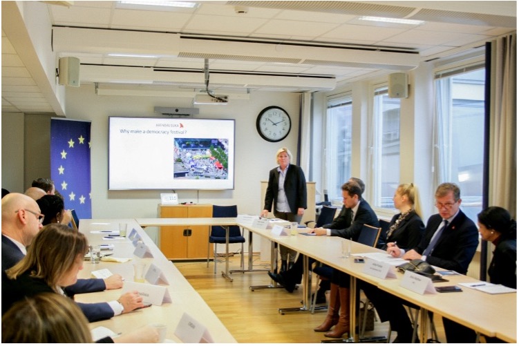 Presentation by Tone Taraldsen, Arendalsuka Project Leader © Anita Pratap 